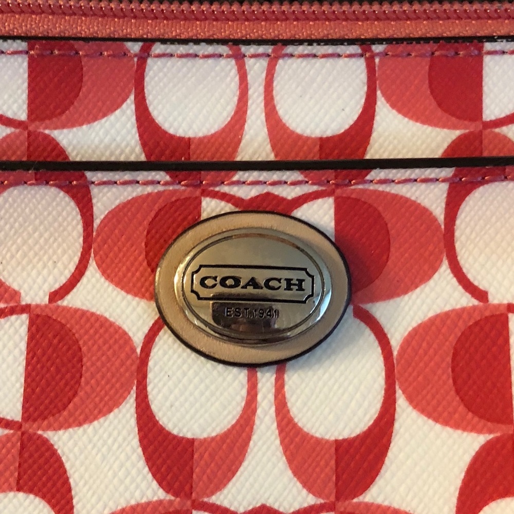 Coach large wristlet